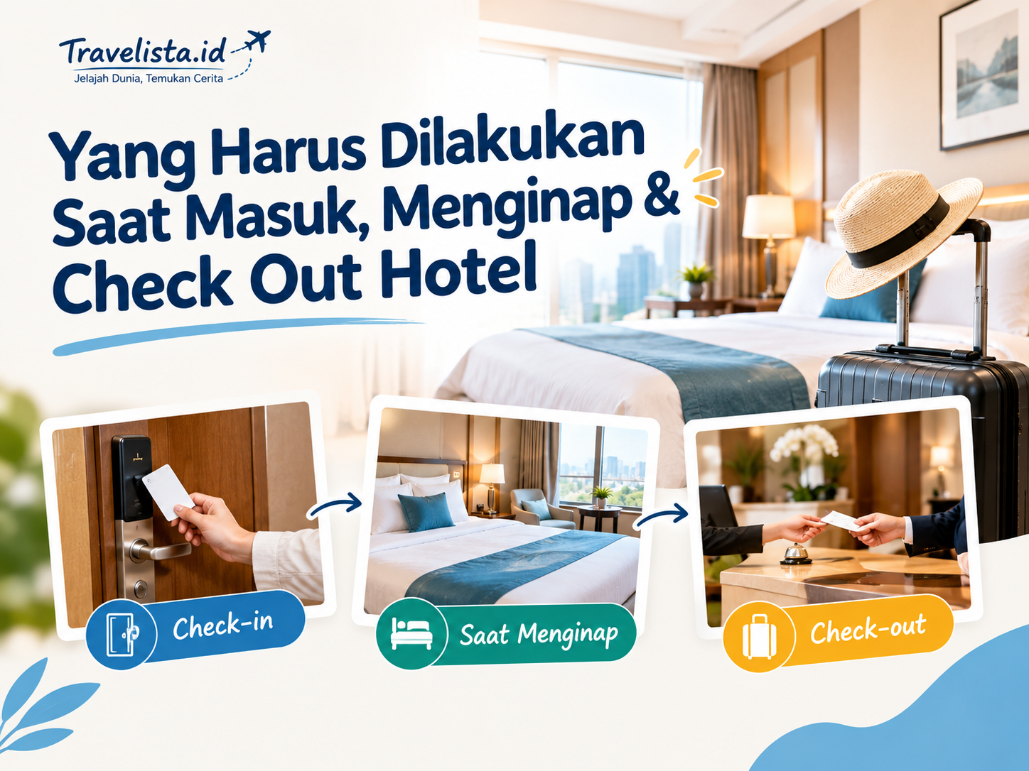 Yang Harus Dilakukan Saat Masuk & Check Out Hotel