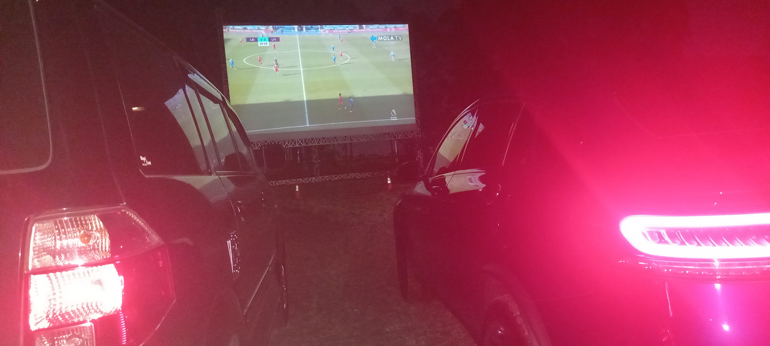 Drive-In Senja Sajikan Nobar Sepakbola Ala Pandemi