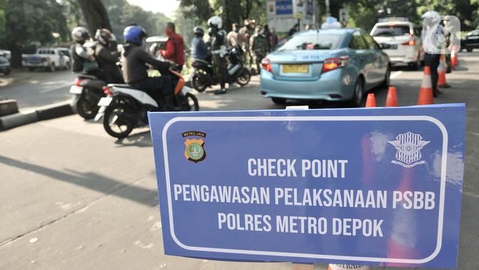 Terapkan PSBB, Pemerintah Kota Depok Siapkan 19 Check Point