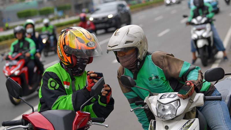 Driver Ojek Online Ditangkap Polisi, Karena sebar berita Bohong