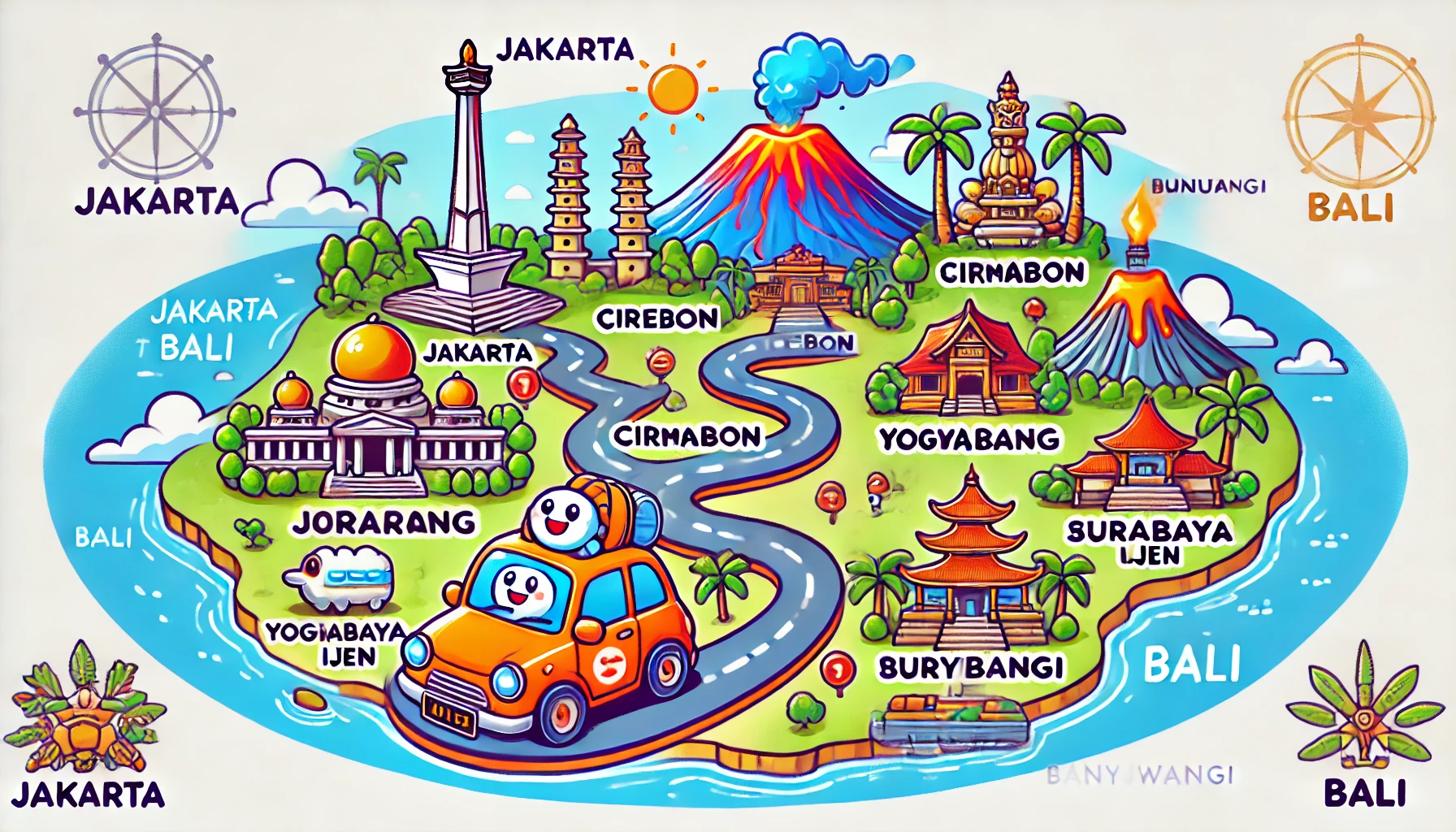 Perjalanan ke Bali Menggunakan Jalur Darat: Rute, Estimasi Biaya, dan Tempat Wisata Menarik, Berani Coba?