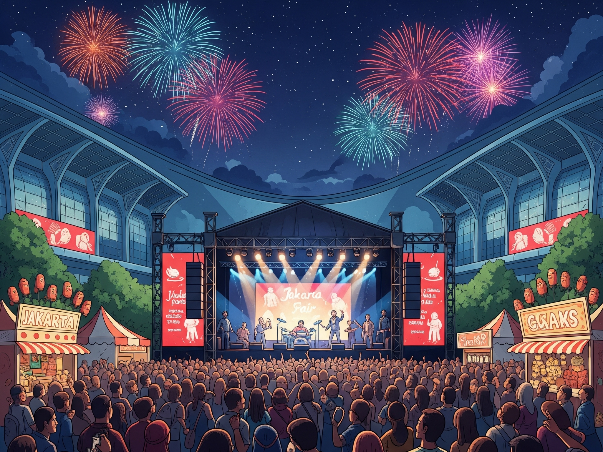 Ilustrasi Jakarta Fair (PRJ)