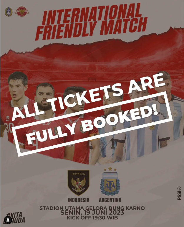 Media Argentina Kaget Tiket FIFA Matchday vs Timnas Indonesia Habis Terjual Dalam Waktu Singkat