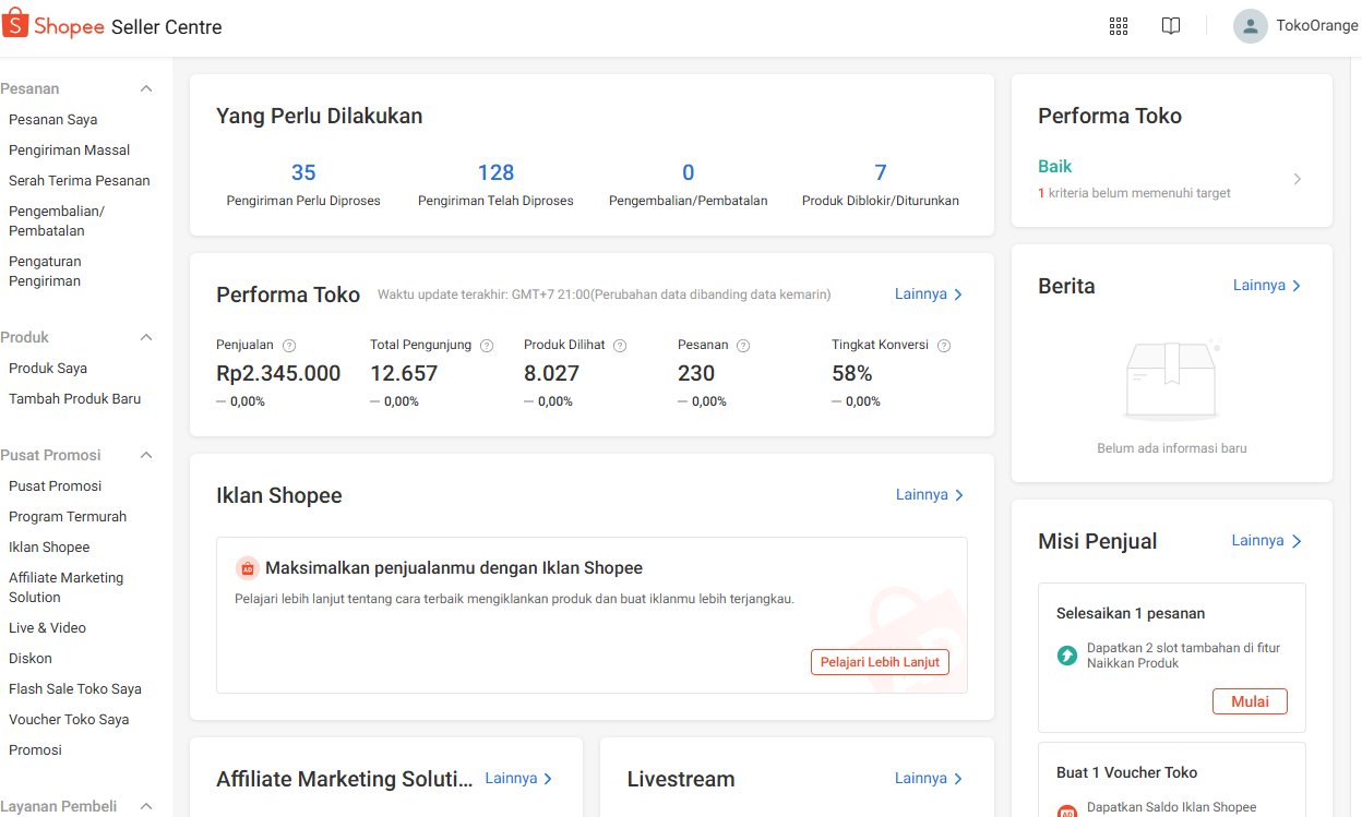 Panduan Lengkap Membuat Toko Online Food di Shopee 2025